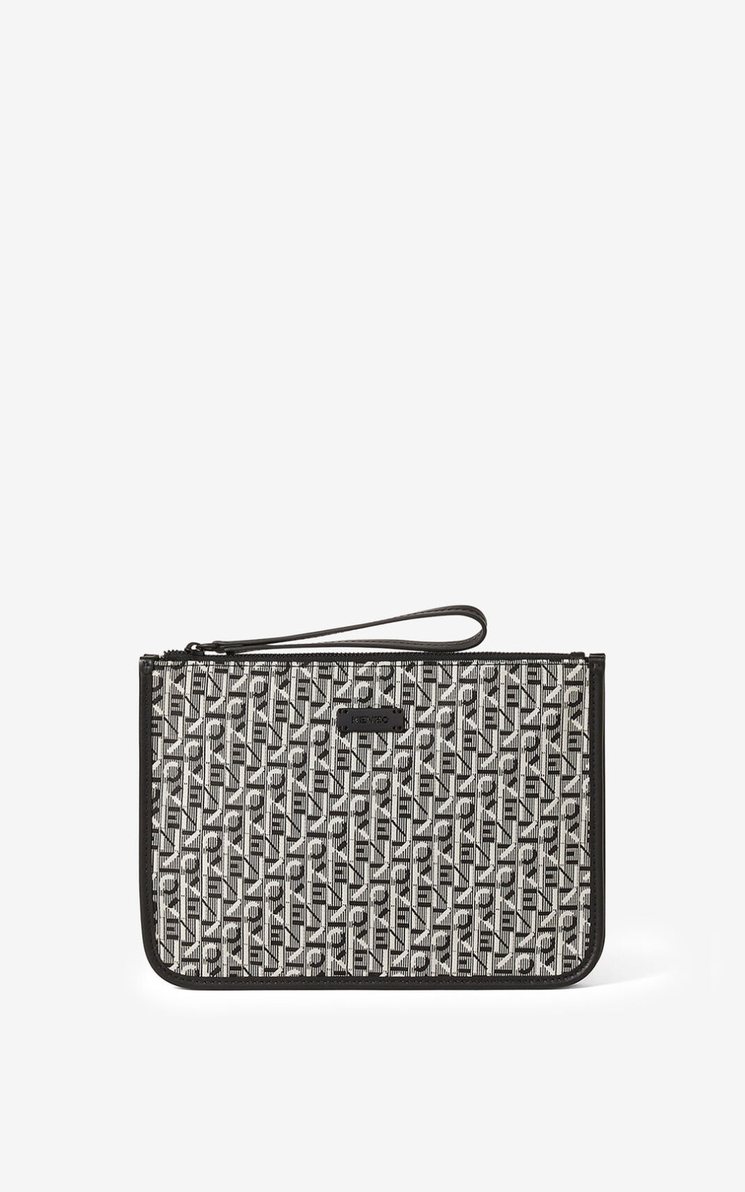 Kenzo Courier gusseted jacquard Clutch Torbe Muške - Sive - Hrvatska UXCLTF824